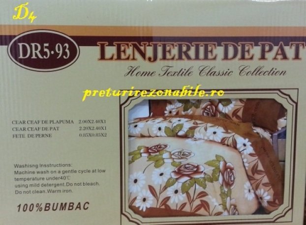 Lenjerie de pat din bumbac